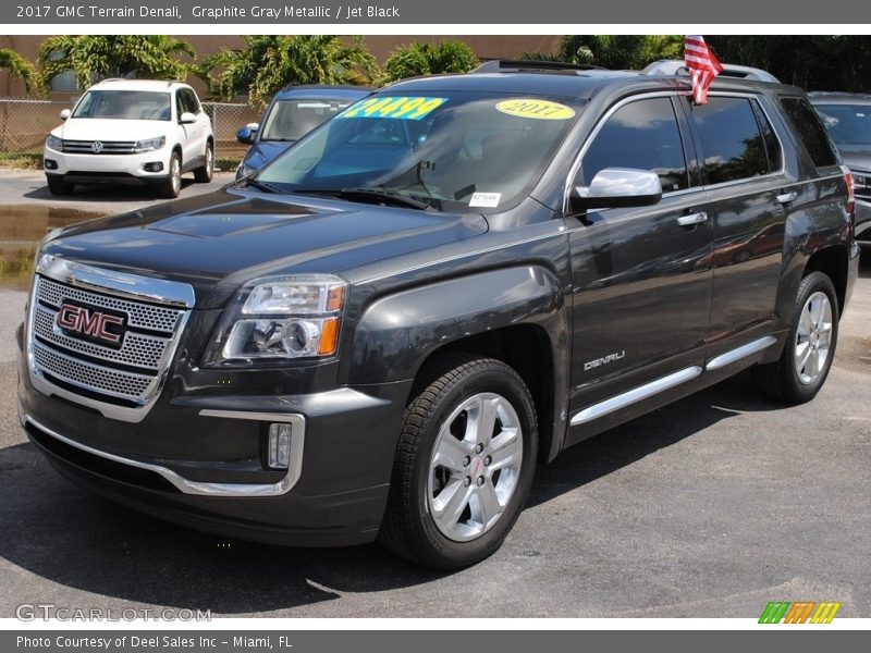 Graphite Gray Metallic / Jet Black 2017 GMC Terrain Denali