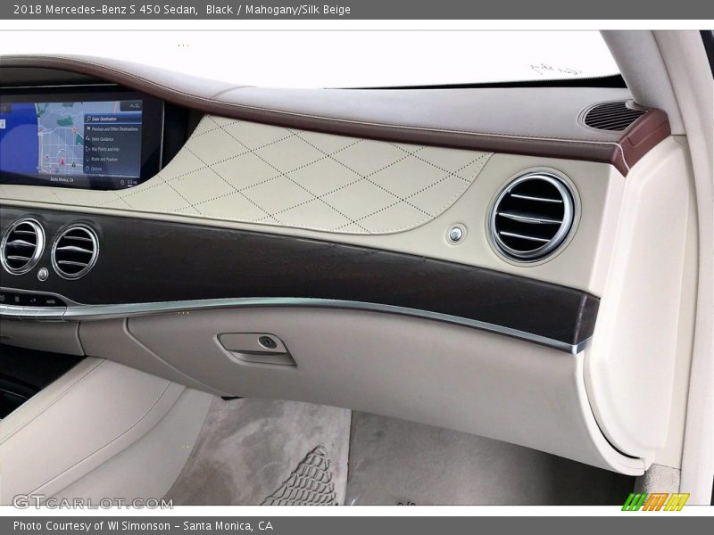 Dashboard of 2018 S 450 Sedan