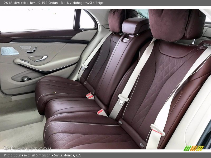 Rear Seat of 2018 S 450 Sedan