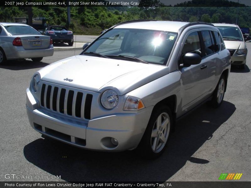 Bright Silver Metallic / Pastel Slate Gray 2007 Jeep Compass Limited 4x4