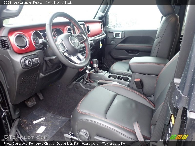 Black / Black 2021 Jeep Wrangler Rubicon 4x4