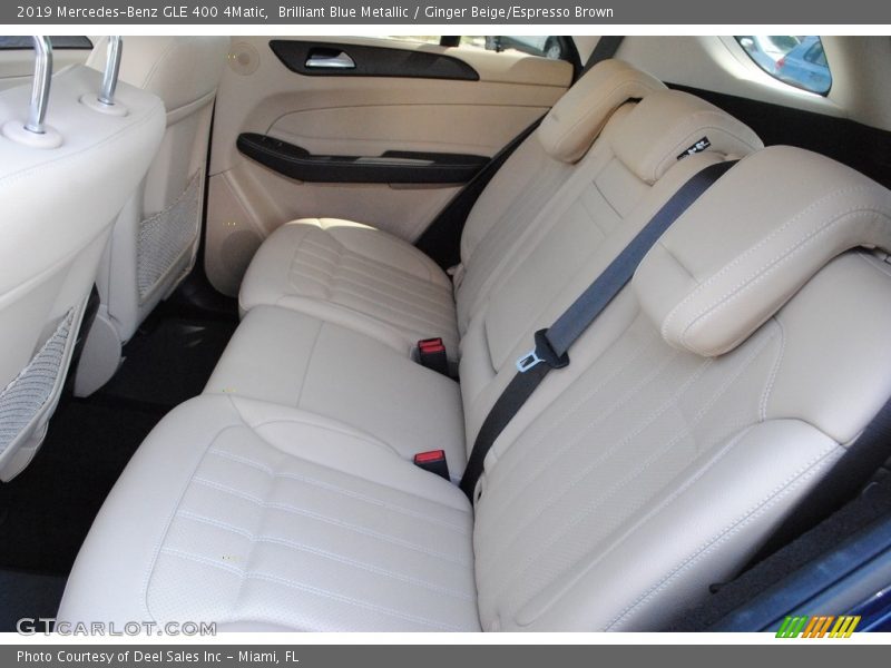 Brilliant Blue Metallic / Ginger Beige/Espresso Brown 2019 Mercedes-Benz GLE 400 4Matic