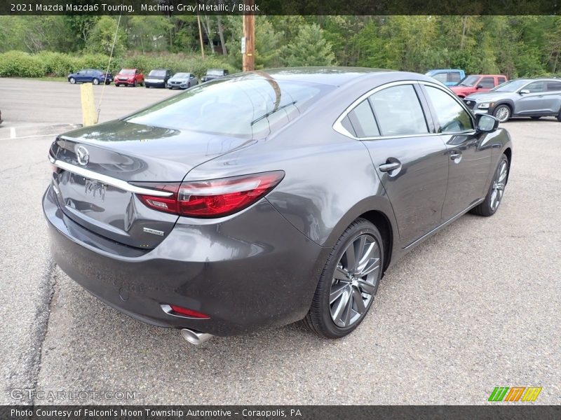Machine Gray Metallic / Black 2021 Mazda Mazda6 Touring