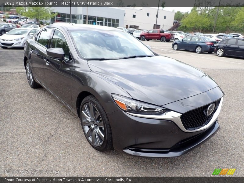 Machine Gray Metallic / Black 2021 Mazda Mazda6 Touring