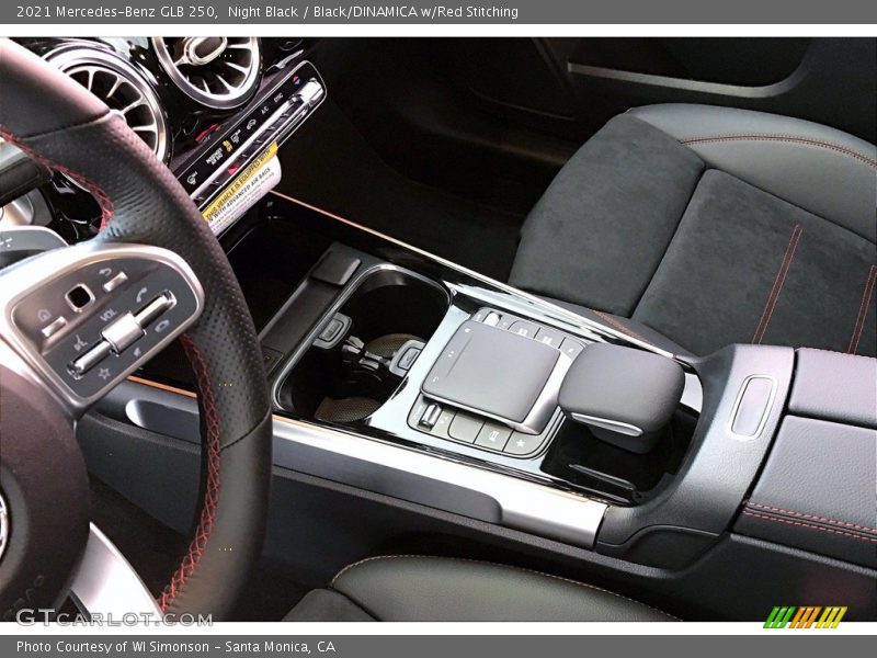 Night Black / Black/DINAMICA w/Red Stitching 2021 Mercedes-Benz GLB 250
