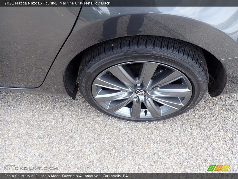Machine Gray Metallic / Black 2021 Mazda Mazda6 Touring