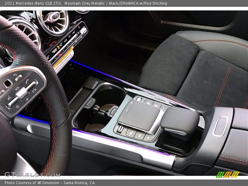 Mountain Grey Metallic / Black/DINAMICA w/Red Stitching 2021 Mercedes-Benz GLB 250