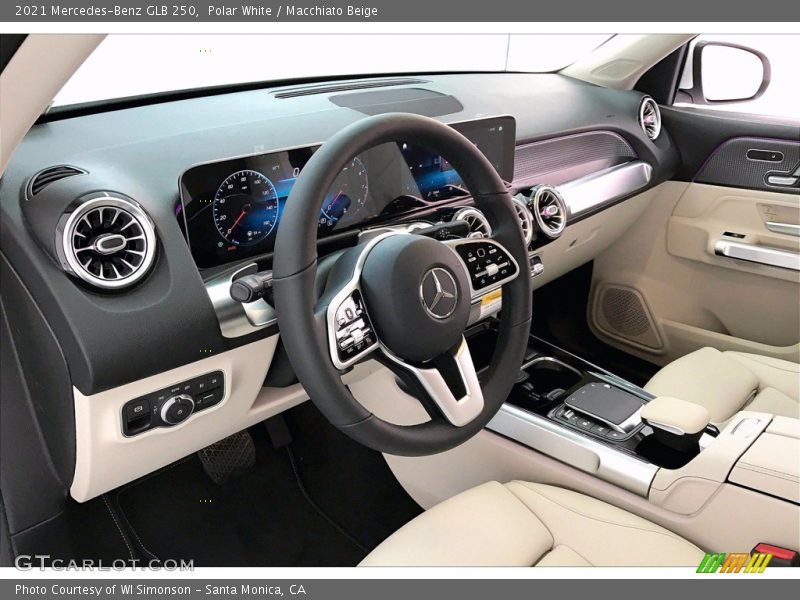Polar White / Macchiato Beige 2021 Mercedes-Benz GLB 250
