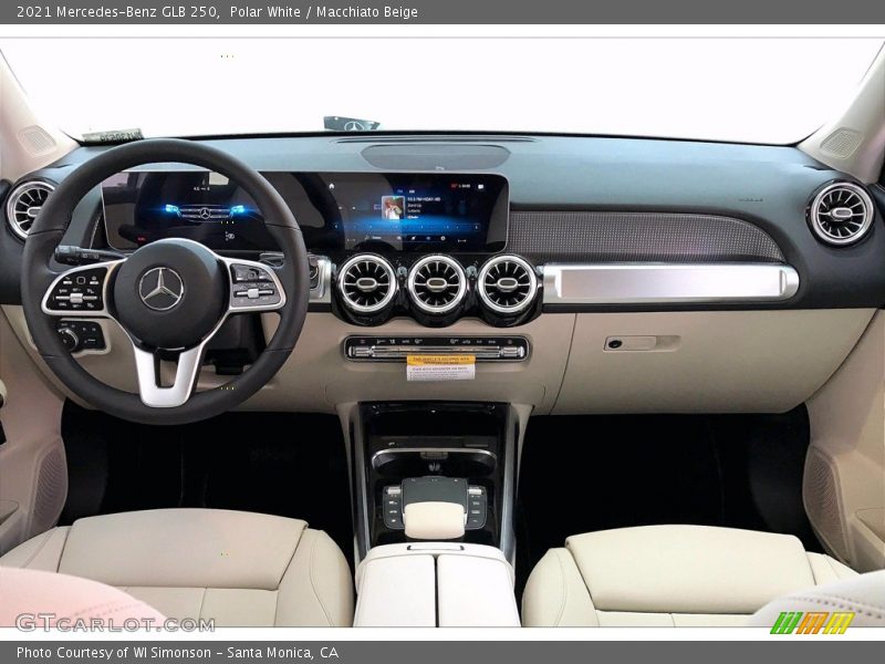 Polar White / Macchiato Beige 2021 Mercedes-Benz GLB 250