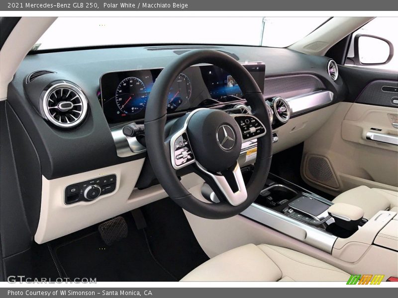 Polar White / Macchiato Beige 2021 Mercedes-Benz GLB 250