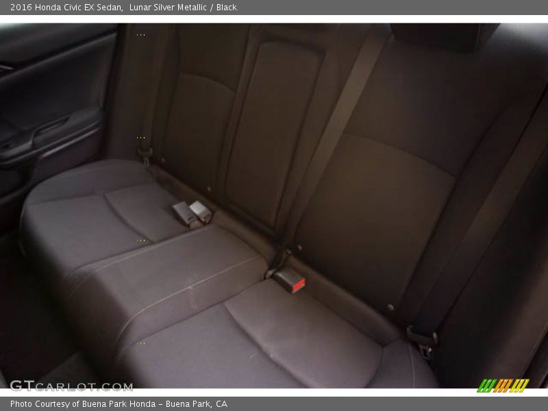 Lunar Silver Metallic / Black 2016 Honda Civic EX Sedan