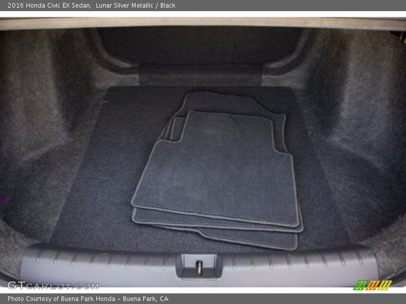 Lunar Silver Metallic / Black 2016 Honda Civic EX Sedan