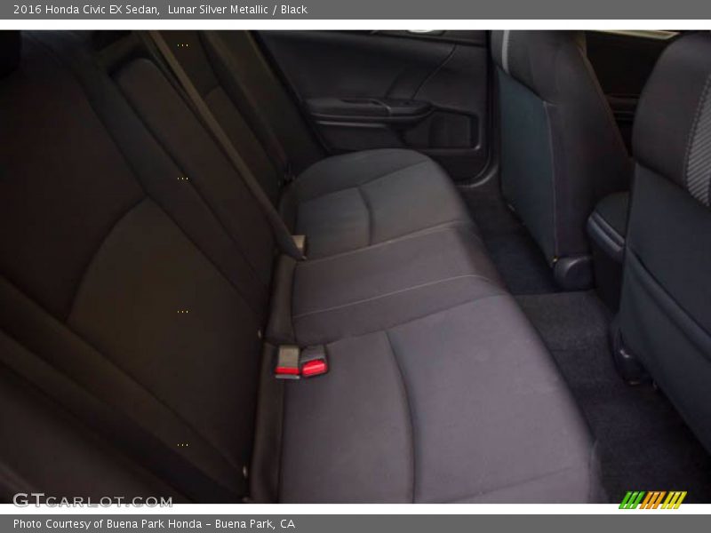 Lunar Silver Metallic / Black 2016 Honda Civic EX Sedan