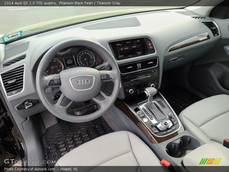 Phantom Black Pearl / Titanium Gray 2014 Audi Q5 2.0 TFSI quattro