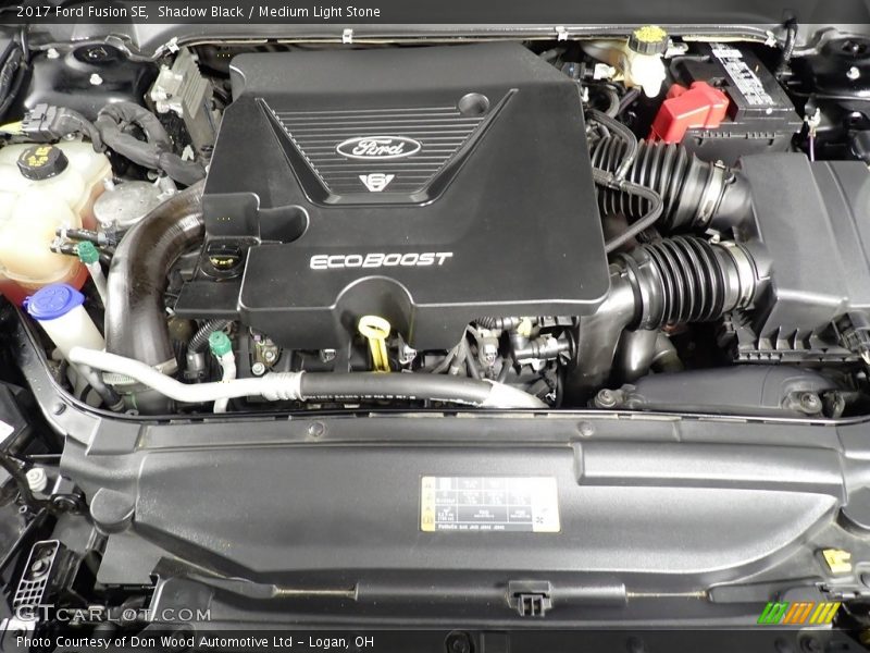 Shadow Black / Medium Light Stone 2017 Ford Fusion SE