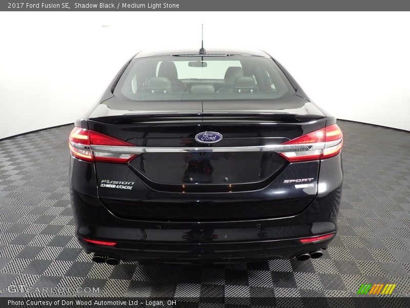 Shadow Black / Medium Light Stone 2017 Ford Fusion SE