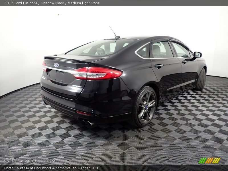 Shadow Black / Medium Light Stone 2017 Ford Fusion SE