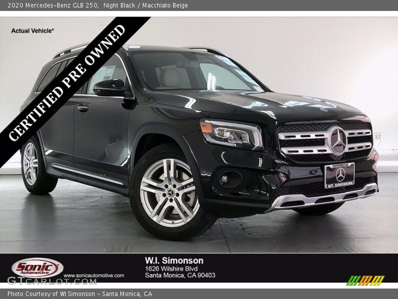 Night Black / Macchiato Beige 2020 Mercedes-Benz GLB 250