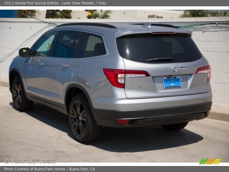 Lunar Silver Metallic / Gray 2021 Honda Pilot Special Edition