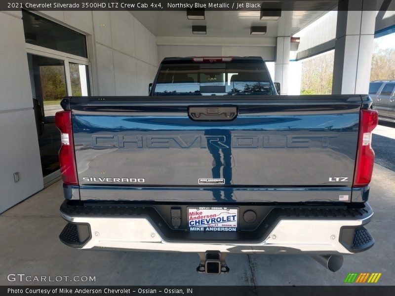 Northsky Blue Metallic / Jet Black 2021 Chevrolet Silverado 3500HD LTZ Crew Cab 4x4