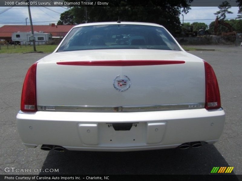 White Diamond Tricoat / Ebony 2008 Cadillac DTS Luxury