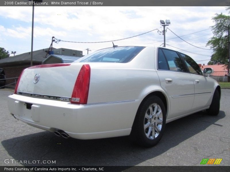 White Diamond Tricoat / Ebony 2008 Cadillac DTS Luxury