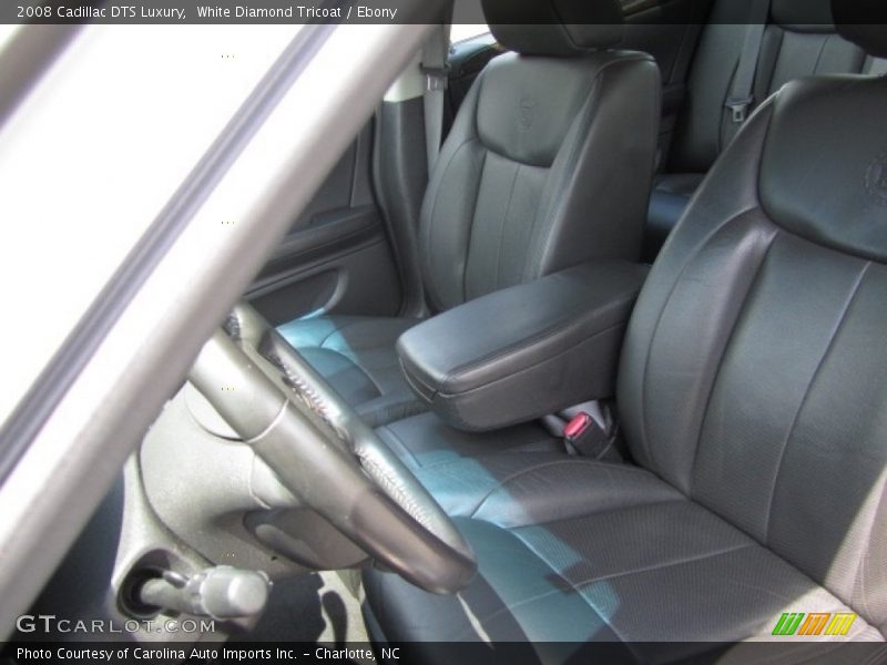 White Diamond Tricoat / Ebony 2008 Cadillac DTS Luxury