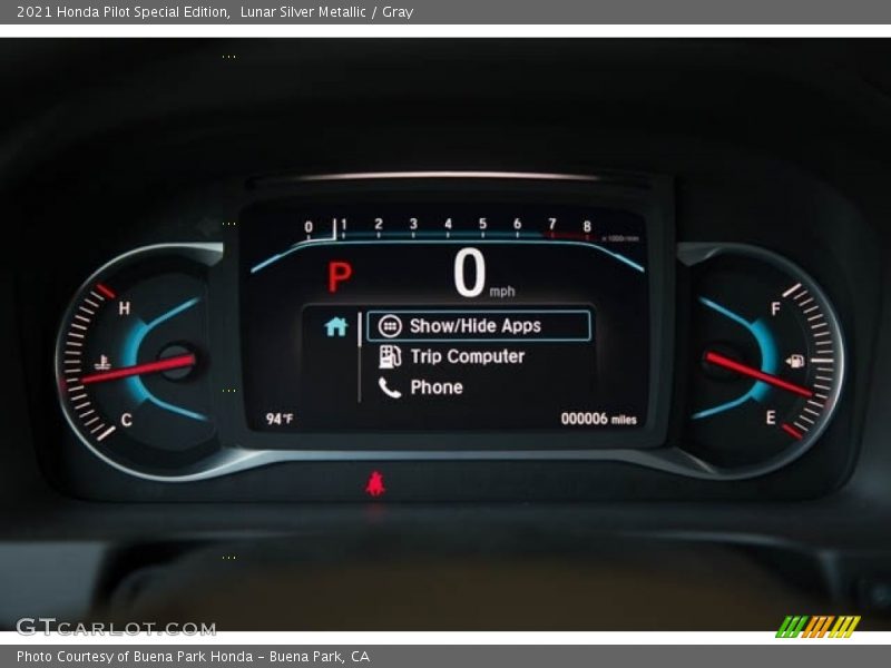 Lunar Silver Metallic / Gray 2021 Honda Pilot Special Edition