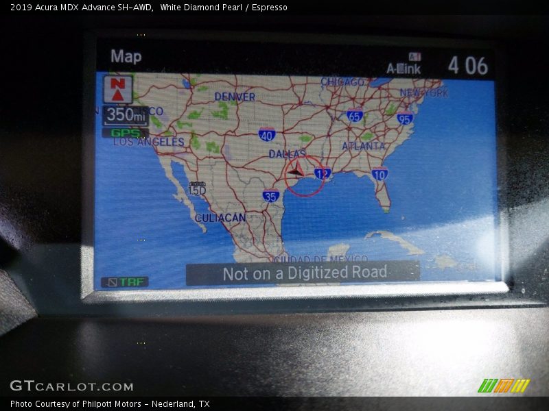 White Diamond Pearl / Espresso 2019 Acura MDX Advance SH-AWD