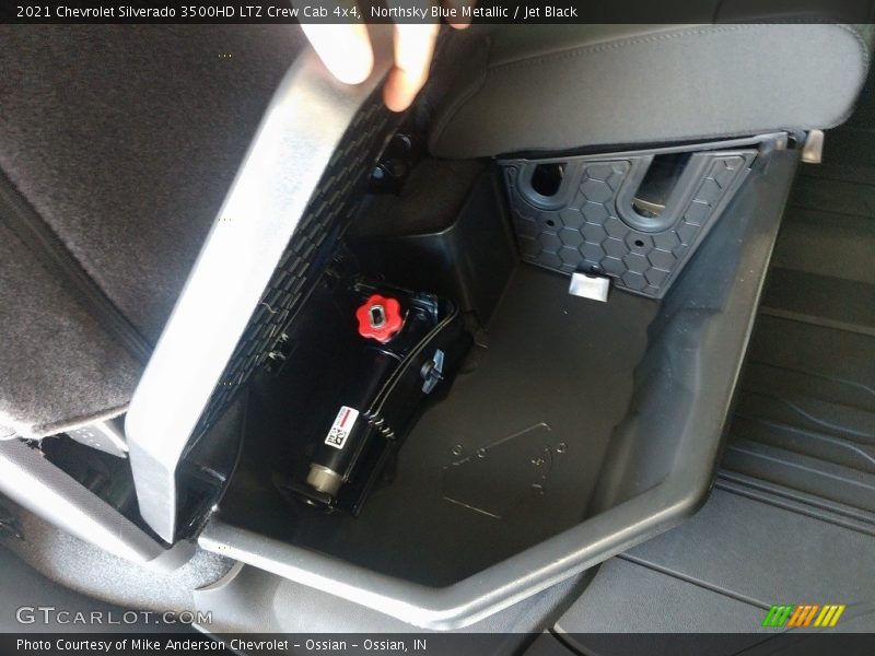 Northsky Blue Metallic / Jet Black 2021 Chevrolet Silverado 3500HD LTZ Crew Cab 4x4