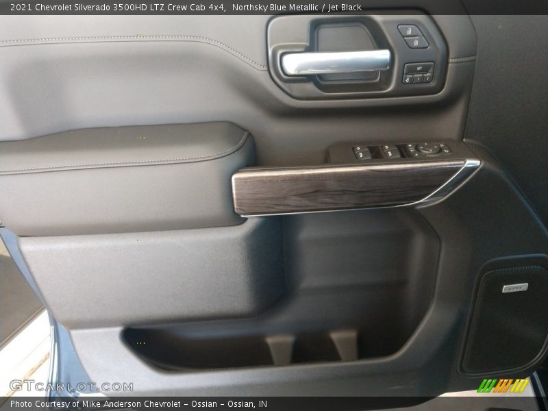 Northsky Blue Metallic / Jet Black 2021 Chevrolet Silverado 3500HD LTZ Crew Cab 4x4
