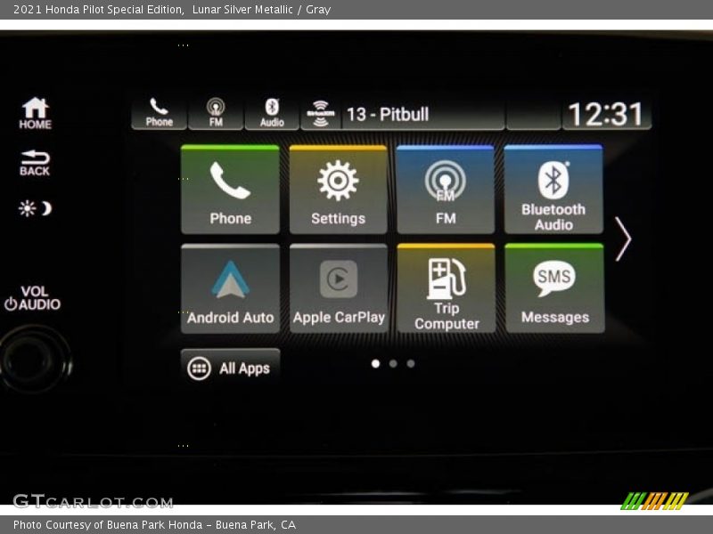 Lunar Silver Metallic / Gray 2021 Honda Pilot Special Edition