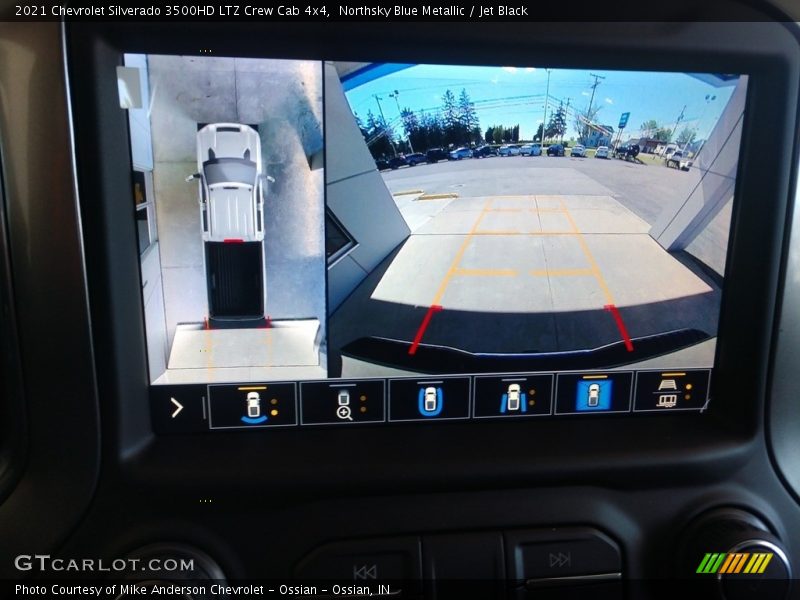 Northsky Blue Metallic / Jet Black 2021 Chevrolet Silverado 3500HD LTZ Crew Cab 4x4