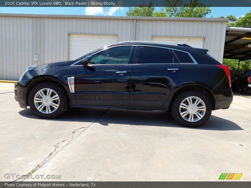 Black Raven / Ebony/Ebony 2016 Cadillac SRX Luxury AWD