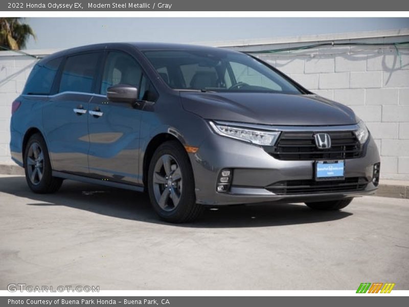 Modern Steel Metallic / Gray 2022 Honda Odyssey EX