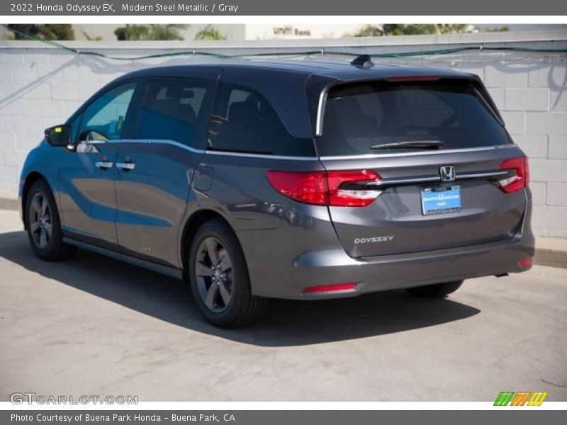 Modern Steel Metallic / Gray 2022 Honda Odyssey EX