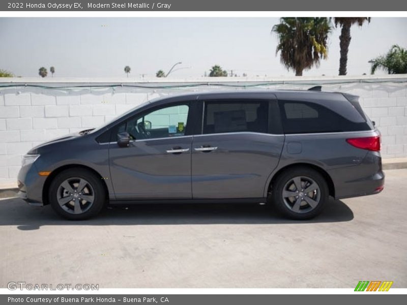 Modern Steel Metallic / Gray 2022 Honda Odyssey EX