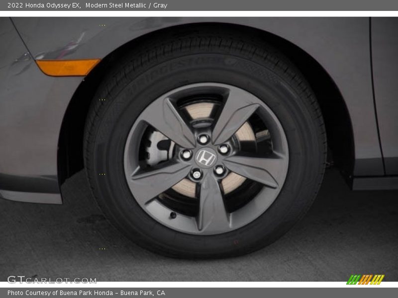 Modern Steel Metallic / Gray 2022 Honda Odyssey EX