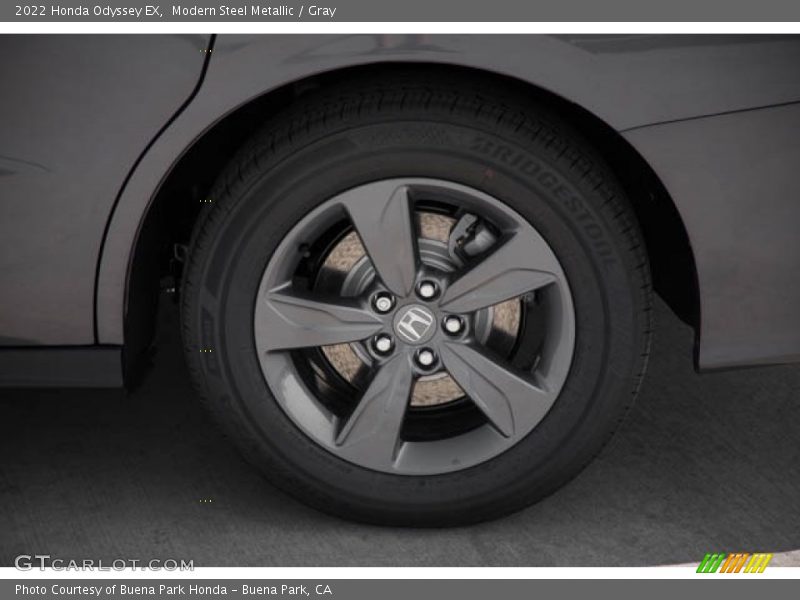 Modern Steel Metallic / Gray 2022 Honda Odyssey EX