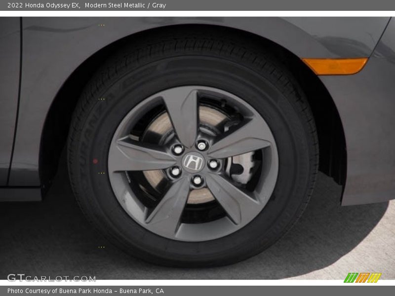 Modern Steel Metallic / Gray 2022 Honda Odyssey EX