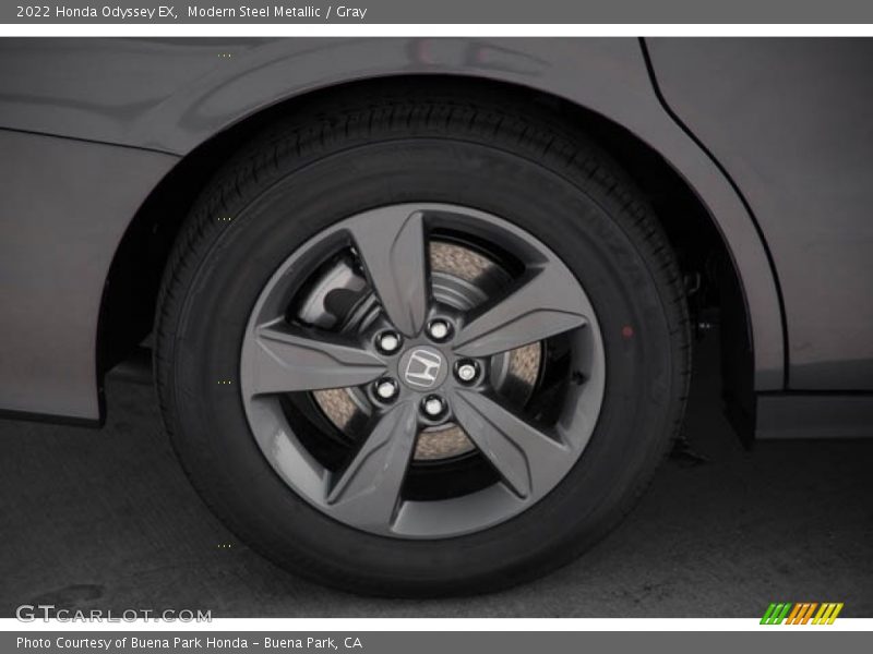 Modern Steel Metallic / Gray 2022 Honda Odyssey EX