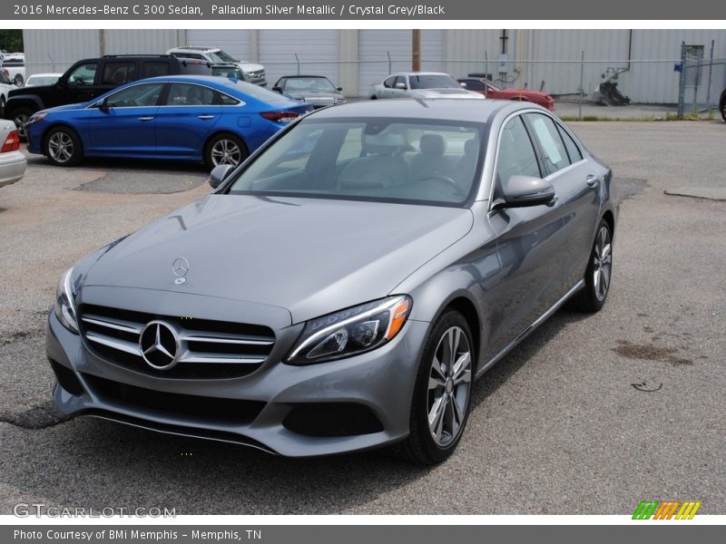 Palladium Silver Metallic / Crystal Grey/Black 2016 Mercedes-Benz C 300 Sedan