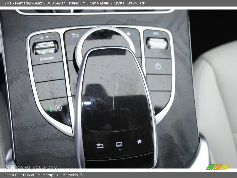 Palladium Silver Metallic / Crystal Grey/Black 2016 Mercedes-Benz C 300 Sedan