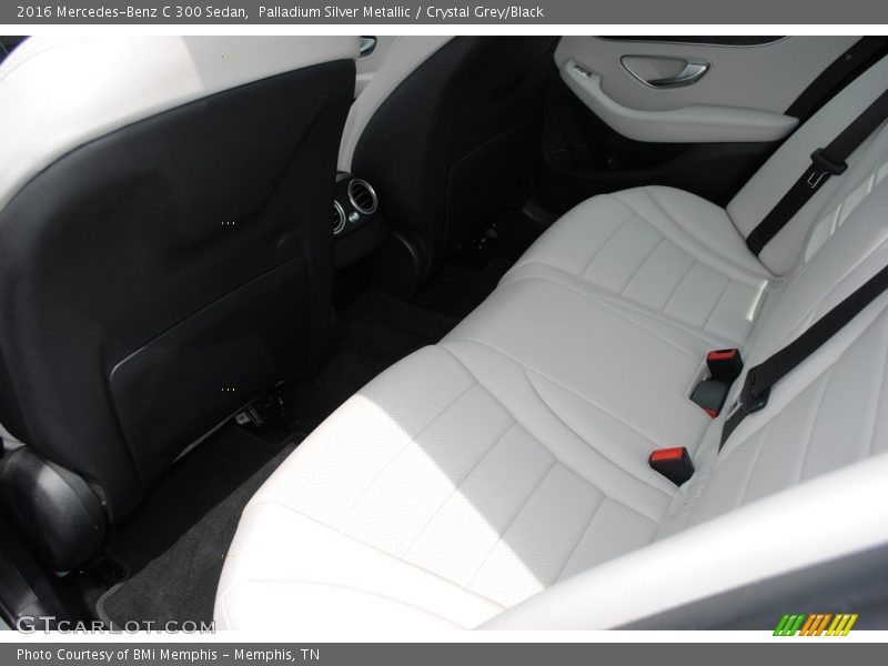 Palladium Silver Metallic / Crystal Grey/Black 2016 Mercedes-Benz C 300 Sedan