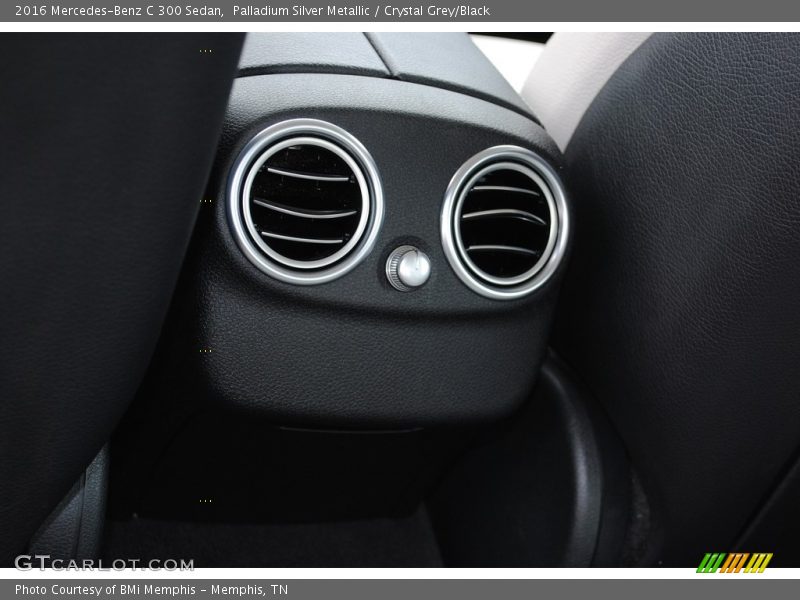 Palladium Silver Metallic / Crystal Grey/Black 2016 Mercedes-Benz C 300 Sedan