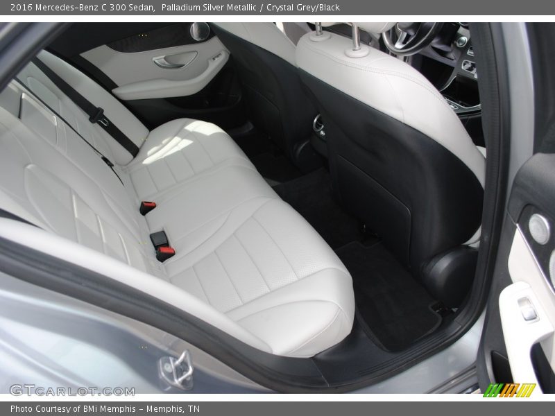 Palladium Silver Metallic / Crystal Grey/Black 2016 Mercedes-Benz C 300 Sedan
