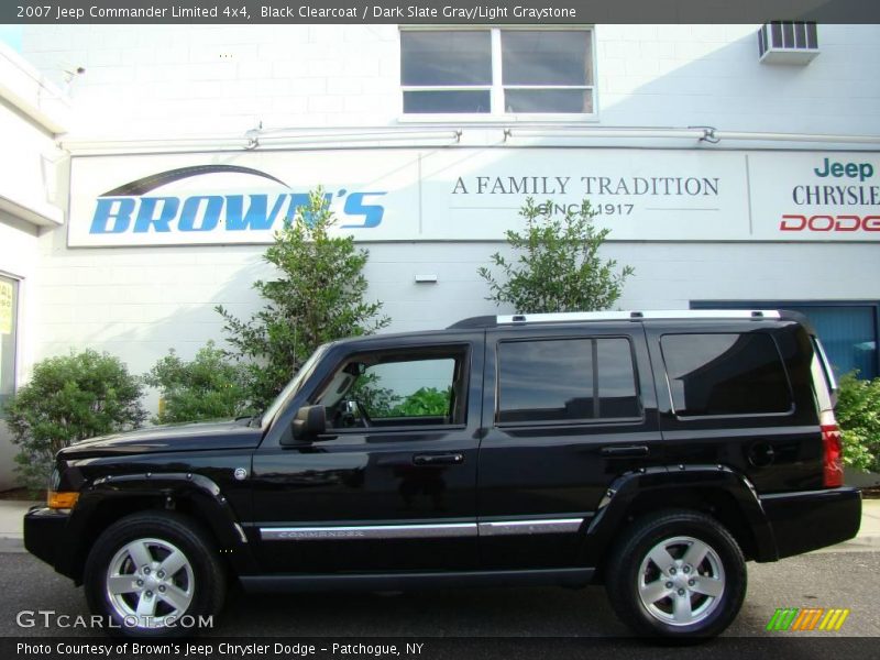 Black Clearcoat / Dark Slate Gray/Light Graystone 2007 Jeep Commander Limited 4x4