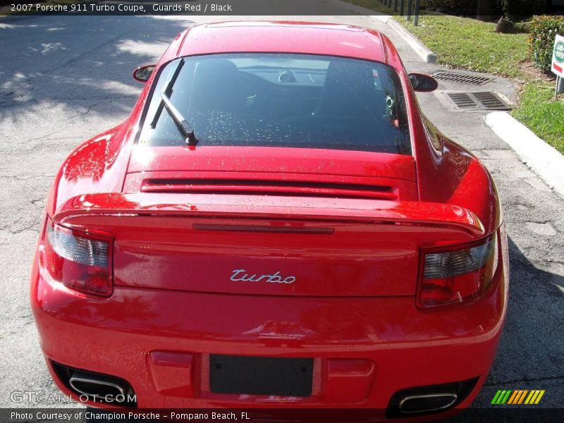 Guards Red / Black 2007 Porsche 911 Turbo Coupe