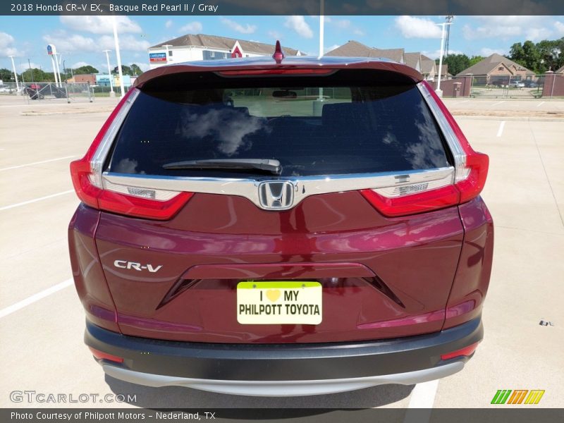 Basque Red Pearl II / Gray 2018 Honda CR-V EX