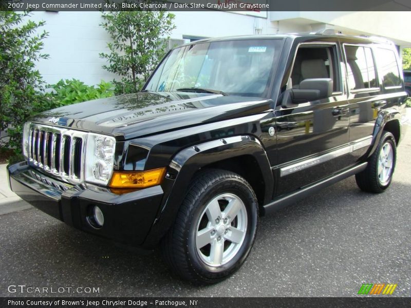 Black Clearcoat / Dark Slate Gray/Light Graystone 2007 Jeep Commander Limited 4x4